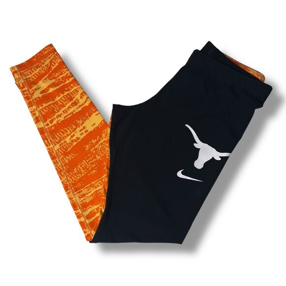 Nike Women Texas Longhorn Medium Leggings - Picture 1 of 8